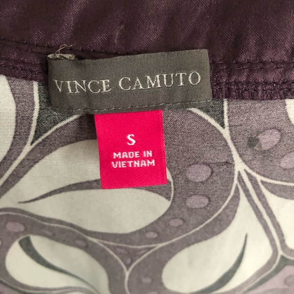 Vince Camuto Purple Pattern Kimono Style Top - Picture 5 of 6